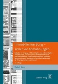 Abbildung von: Immobilienwerbung - sicher vor Abmahnungen - Grabener
