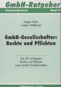 Abbildung von: GmbH-Gesellschafter: Rechte und Pflichten - VSRW-Verlag
