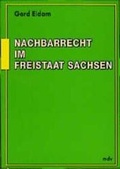 Cover: Nachbarrecht im Freistaat Sachsen - mdv