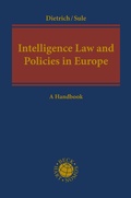 Cover: Intelligence Law and Policies in Europe - Beck/Hart Publishing