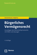 Cover: B&uuml;rgerliches Verm&ouml;gensrecht - Nomos