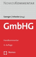 Cover: GmbHG - Nomos
