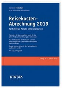 Abbildung von: Reisekosten-Abrechnungen 2019 ohne Kalendarium - Stollfuß