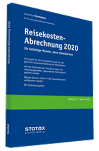 Abbildung von: Reisekosten-Abrechnungen 2020 - Stollfuß