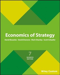 Enlarge image Cover: Economics of Strategy - Wiley