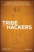 Cover: Tribe of Hackers: Cybersecurity Advice from the Best Hackers in the World - Wiley