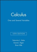 Cover: Calculus: Textbook and Student Solutions Manual: One and Several Variables - Wiley
