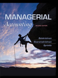 Enlarge image Cover: Managerial Accounting - Wiley