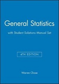 Enlarge image Cover: General Statistics 4e with Student Solutions Manual Set - Wiley