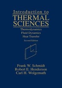 Enlarge image Cover: Introduction to Thermal Sciences - Wiley