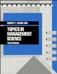 Enlarge image Cover: Topics in Management Science - Wiley