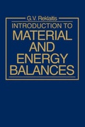 Cover: Introduction to Material and Energy Balances - Wiley