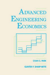 Enlarge image Cover: Advanced Engineering Economics - Wiley