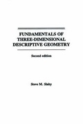 Cover: Fundamentals of Three Dimensional Descriptive Geometry - Wiley