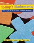 Cover: Today's Mathematics, (Shrinkwrapped with CD Inside Envelop Inside Front Cover of Text): Concepts, Methods, and Classroom Activities - Wiley