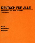 Cover: Deutsch F&Uuml;r Alle: Beginning College German - Wiley