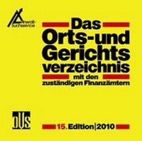 Abbildung von: Das Orts- und Gerichtsverzeichnis - Otto Schmidt Verlag