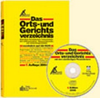Abbildung von: Das- Orts- und Gerichtsverzeichnis - Otto Schmidt Verlag