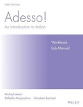 Cover: Adesso!, Workbook/Lab Manual: An Introduction to Italian - Wiley
