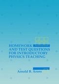Cover: Homework and Test Questions for Introductory Physics Teaching - Wiley