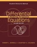 Cover: Student Resource Manual to Accompany Differential Equations: A Modeling Perspective, 2e - Wiley