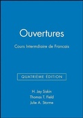 Cover: Ouvertures, Workbook/Lab Manual: Cours Intermediaire de Francais - Wiley