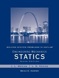 Cover: Solving Statics Problems in MATLAB by Brian Harper T/A Engineering Mechanics Statics 6th Edition by Meriam and Kraige - Wiley