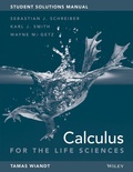 Cover: Student Solutions Manual to Accompany Calculus for Life Sciences - Wiley