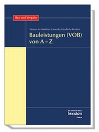 Abbildung von: Bauleistungen (VOB) von A - Z - Lexxion Verlagsgesellschaft