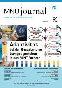 Abbildung von: MNU Journal - Verlag Klaus Seeberger