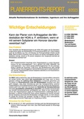 Abbildung von: Planerrechts-Report - Ernst Vögel GmbH