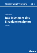 Cover: Das Testament des Einzelunternehmers - VSRW-Verlag