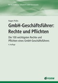 Cover: GmbH-Gesch&auml;ftsf&uuml;hrer: Rechte und Pflichten - VSRW-Verlag