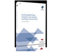 Abbildung von: Aushangpflichtige Gesetze und weitere wichtige Vorschriften - Forum Verlag Herkert