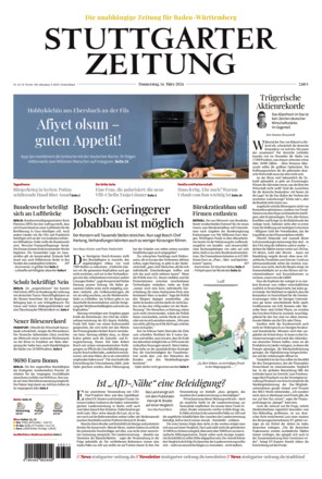 Abbildung von: Stuttgarter Zeitung - Stuttgarter Zeitung Verlagsgesellschaft