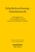 Bild: Sicherheitsverfassung - Sicherheitsrecht - Mohr Siebeck