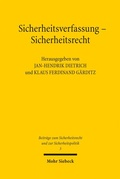 Cover: Sicherheitsverfassung - Sicherheitsrecht - Mohr Siebeck