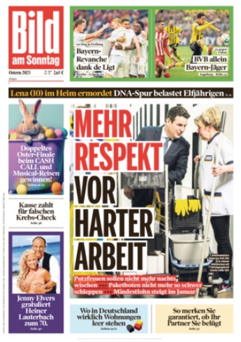 Abbildung von: Bild am Sonntag - Axel Springer Verlag