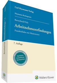 Abbildung von: Arbeitnehmererfindungen - Carl Heymanns Verlag