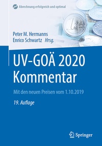 Abbildung von: UV-GOÄ 2020 Kommentar - Springer