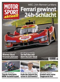 Abbildung von: MOTORSPORT aktuell - Motor Presse Stuttgart