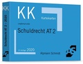 Cover: Karteikarten Schuldrecht AT 2 - Alpmann Schmidt
