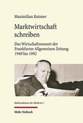 Cover: Marktwirtschaft schreiben - Mohr Siebeck