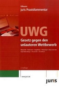 Abbildung von: juris Praxiskommentar UWG - Juris