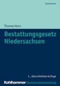Cover: Bestattungsgesetz Niedersachsen - Deutscher Gemeindeverlag