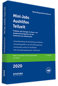 Abbildung von: Mini-Jobs, Aushilfen, Teilzeit 2020 - Stollfuß