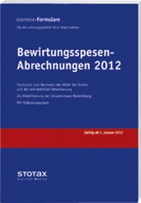Abbildung von: Bewirtungsspesen - Abrechnungen 2012, Formularblock - Stollfuß