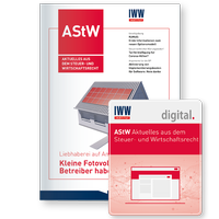 Abbildung von: AStW Aktuelles aus dem Steuer- und Wirtschaftsrecht - IWW