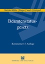 Cover: Beamtenstatusgesetz - KSV Medien