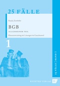 Cover: 25 F&auml;lle Band 1 - BGB-AT - Richter, Hans-Peter